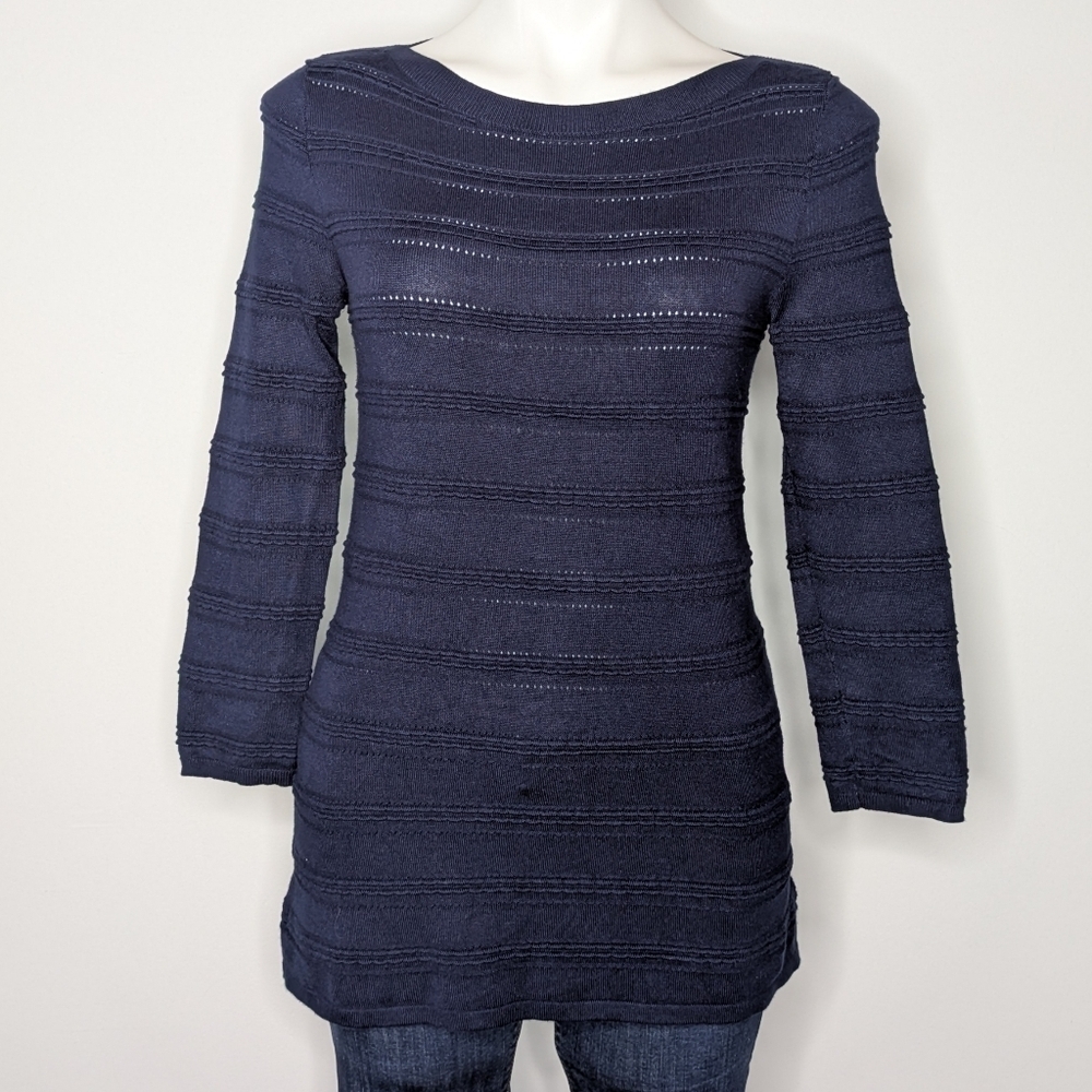 41 Hawthorn Blue Lightweight Knit Sweater XS